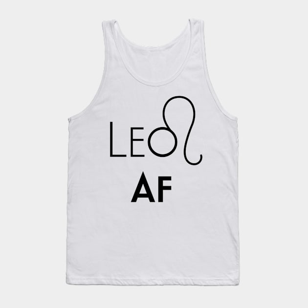 Leo AF Tank Top by Sloop